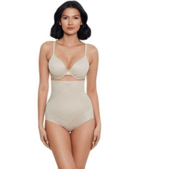 Miraclesuit Instant Tummy Tuck Extra Firm High-Waist Size Large Brief 2415 - Picture 1 of 7